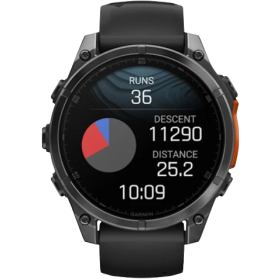 Pametni Outdoor sat Garmin Fenix 8 47 mm AMOLED slate gray, black remen