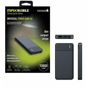 Power bank Maxmobile Box Q6 10000mAh DUAL USB crni