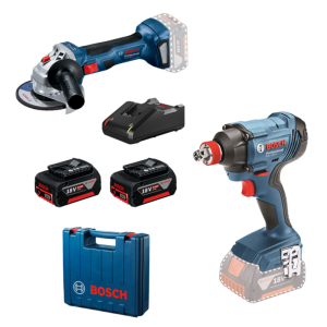 Aku set Bosch Professional GDX 180-LI + GWS 180-LI + 2 x GBA 18V 4,0 Ah + GAL 18V-40 - sa baterijom i punjačem