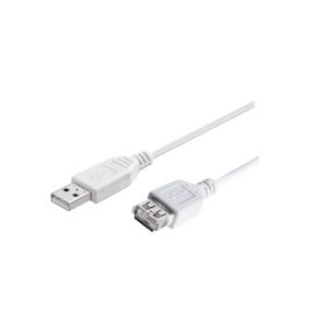 GBC USB 2.0 produžni kabel USB-AM na USB-AŽ 0.5m bijeli