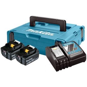 Aku POWER SET Makita (2xBL1860B, DC18RC)