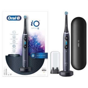 OUT Četkica za zube OralB iO8 BLACK ONYX - OŠTEĆENA AMBALAŽA