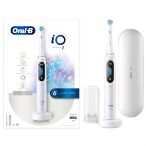 Četkica za zube OralB iO8 WHITE ALABASTER