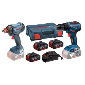 Aku set Bosch Professional GSR 18V-50 + GDX 180-LI + 3xAKU - sa baterijom i punjačem