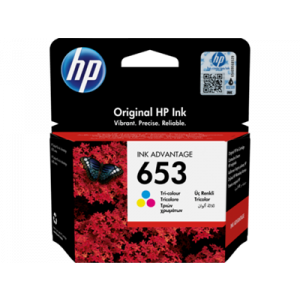 Tinta HP 653 Black Original Ink 3YM74AE, Boja Tri-colour