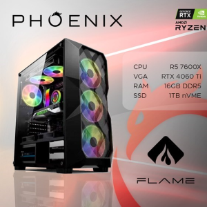 Računalo Phoenix FLAME Y-560, R5/16GB/1TB/RTX4060Ti