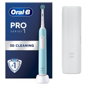 Četkica za zube OralB PRO 1 CARIBBEAN BLUE + PUTNA TORBICA