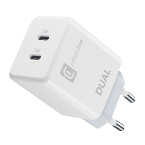 CELLULARLINE KP IPHONE ADAPTER DUAL 2xUSB-C 35W