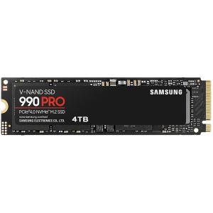 SSD Samsung 4TB 990 PRO M.2 NVMe PCle 4.0 x4 MZ-V9P4T0BW