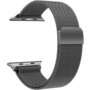 KSIX izmjenjivi metalni remen kompatibilan s Apple Watch 42/44/45/49mm crni