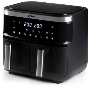 Friteza Domo DO537FR Airfryer, Double Zone 2x4L