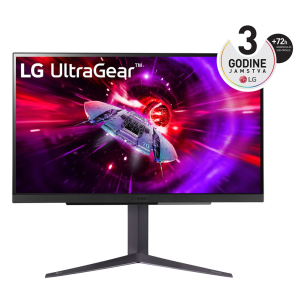 Monitor 27" LG 27GR83Q UltraGear, IPS, QHD, 240Hz