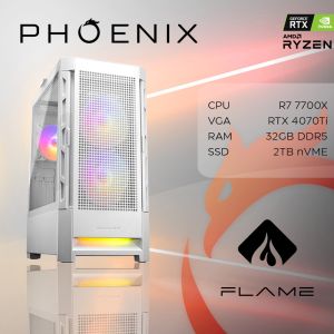 Računalo Phoenix FLAME Y-576, R7/32GB/2TB/RTX4070Ti SUPER