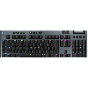 Tipkovnica Logitech G915 X LIGHTSPEED, gaming, LIGHTSYNC RGB, mehanička-tactile, bežična