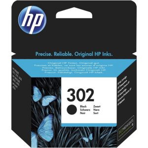 Tinta HP 302 Black Original Ink Cartridge, F6U66AE