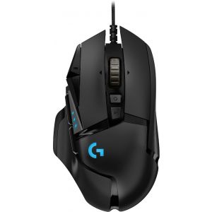 Miš Logitech G502 HERO, LIGHTSYNC RGB, žičani, crni