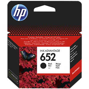 Tinta HP 652 Black Original Ink Advantage Cartridge, F6V25AE