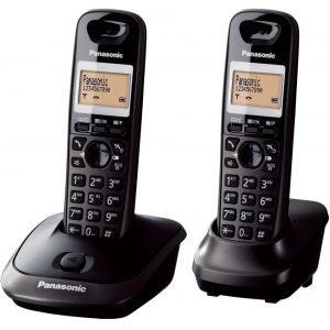 Telefon Panasonic KX-TG2512FXT crni, 2 slušalice