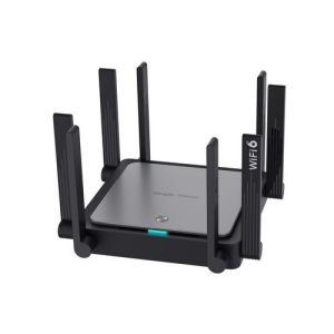 Ruijie 3200Mbps Wi-Fi 6 Dual-band Gigabit Mesh* Router5 Gigabit ports+1 WAN and 4 LAN, Sup.for 802.11 AX