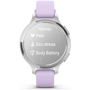 Pametni fitness sat Garmin Lily 2 Active Silver/Jasmine Purple silikonski remen