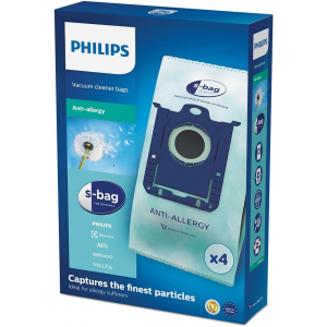 Vrećice za usisavač Philips FC8022/04 sintetičke, S-BAG, 4kom, antialergijska filtracija