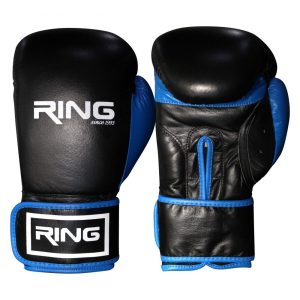 Rukavice za boks Ring RS 3211-10 plave 10 OZ kožne