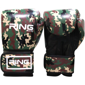 Rukavice za boks Ring RS 3211-10 army 10 OZ kožne