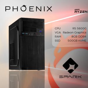 Računalo Phoenix SPARK Y-130 AMD Ryzen 5 5600G/8GB DDR4/NVMe SSD 500GB