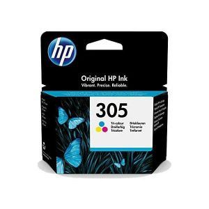 Tinta HP 305 Tri-colour Original Ink Cartridge, 3YM60AE - Instant Ink