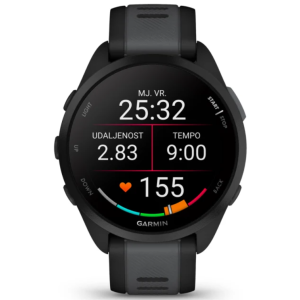 Pametni sportski sat Garmin Forerunner 165 Black/Slate Gray