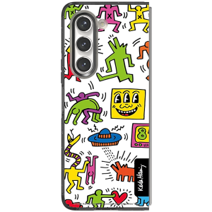 Zaštitna maska Keith Haring Eco-Friends za Samsung Glaxy Fold5 bijela GP-FPF946SBEWW