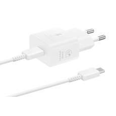 Punjač Samsung T2510 25W Fast Charge USB-C bijeli odvojivi kabel EP-T2510XWEGEU