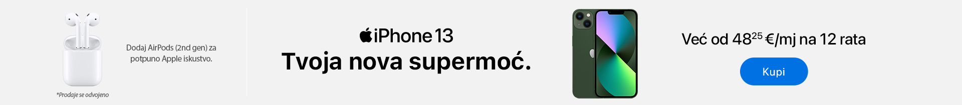 iPhone 13. Tvoja nova supermoć.