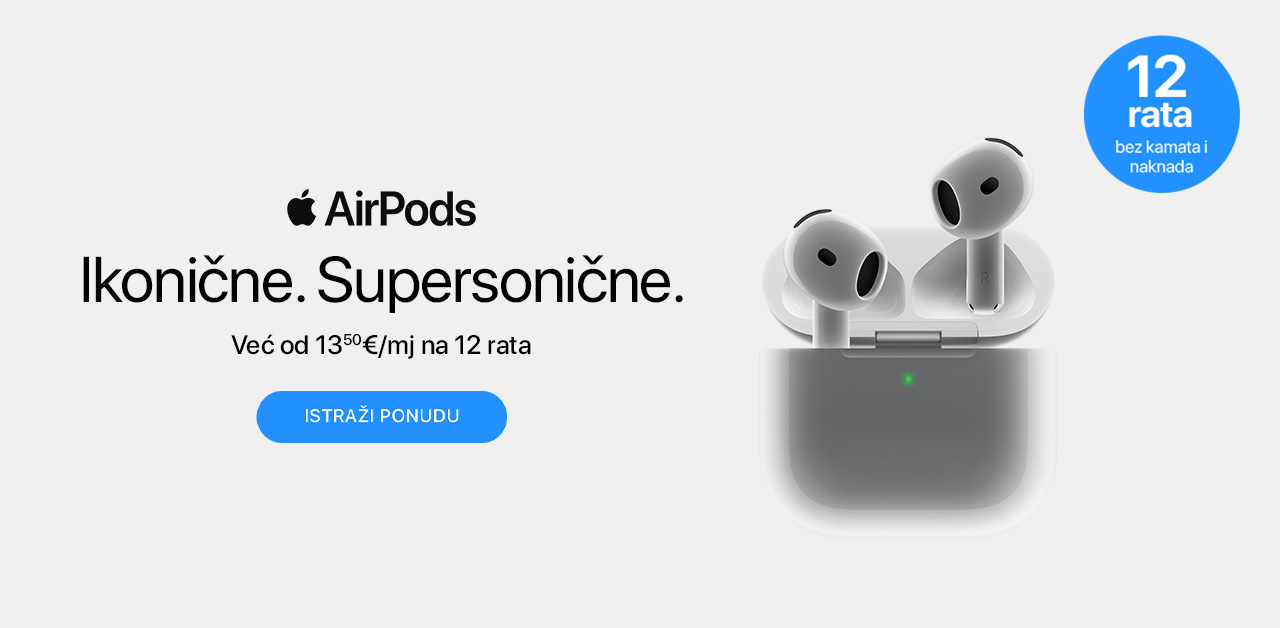 AirPods 4 - Ikonične. Supersonične.