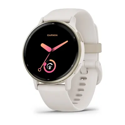 Fitness Garmin Vivoactive 5 Ivory Cream Gold bež remen