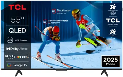 TV TCL 55P7K, 139.7cm (55"), QLED, 4K UHD SMART TV, GOOGLE TV