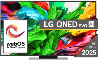 TV LG 55QNED86A3A 139.7cm (55"), QNED, 4K UHD Smart TV, webOS
