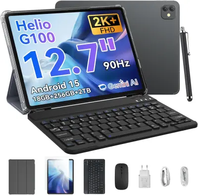 Tablet BLACKVIEW Set Link 8 WiFi 6/256GB Siva 12.7" +Gratis Cover, Stylus Pen, Tipkovnica, Bežični miš, Slušalice