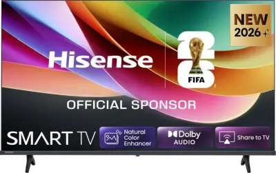 TV HISENSE 32A4S, 81.3cm (32"), DLED, HD Smart TV, VIDAA OS
